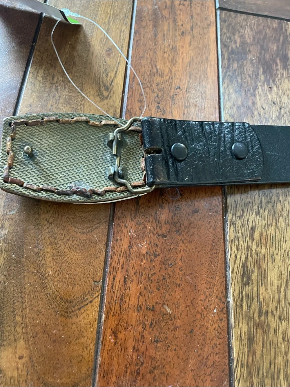 Hand Painted Texas Flag Italian Leather Belt, Women’s M / Men’s S, Western Boho